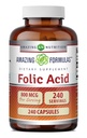 Amazing Formulas Folic Acid (Vitamin B9) 800 Mcg Supplement 