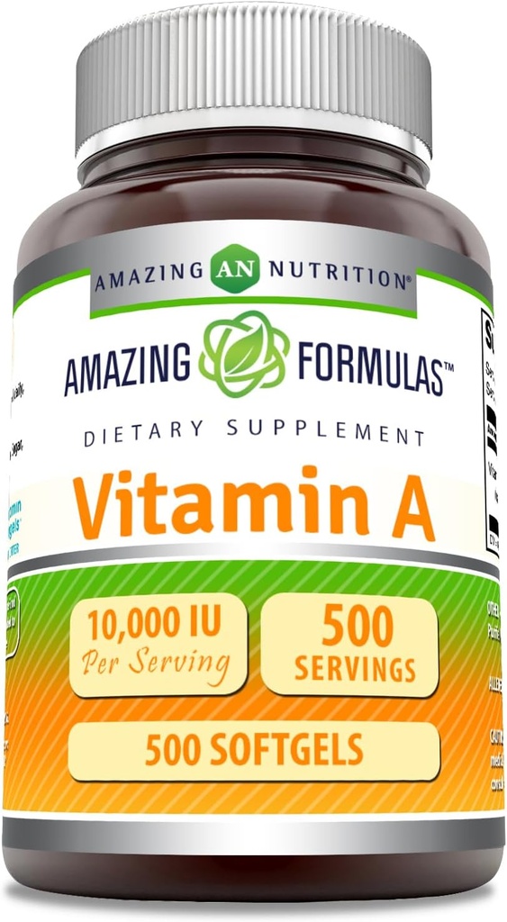 Amazing Formulas Vitamin A 10000 IU Supplement 