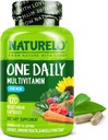 NATURELO Mens Multivitamins - Μία καθημερινή πολυβιταμίνη για άνδρες με βιταμίνες, ορυκτά & οργανικά ολόκληρα τρόφιμα, Boost Energy & Health, Non-GMO, 120 κάψουλες χορτοφάγων