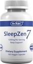 Dr.K&C SleepZen7 Sleep Supplement – Όλα τα φυσικά βοτανικά φυτά που προέρχονται 1200 mg 100 κάψουλες Veggie Sleep Support Organic Tart Cherry Valerian Root Extract No filler Non GMO