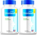 NutraRize (2 Pack) κάψουλες Uromexil, Premium Formula for Prostate Heath Support, All-Φυσικό συμπλήρωμα για τον έλεγχο και τη συνολική υγεία, Uromexil Forte Κριτικές (120 κάψουλες)