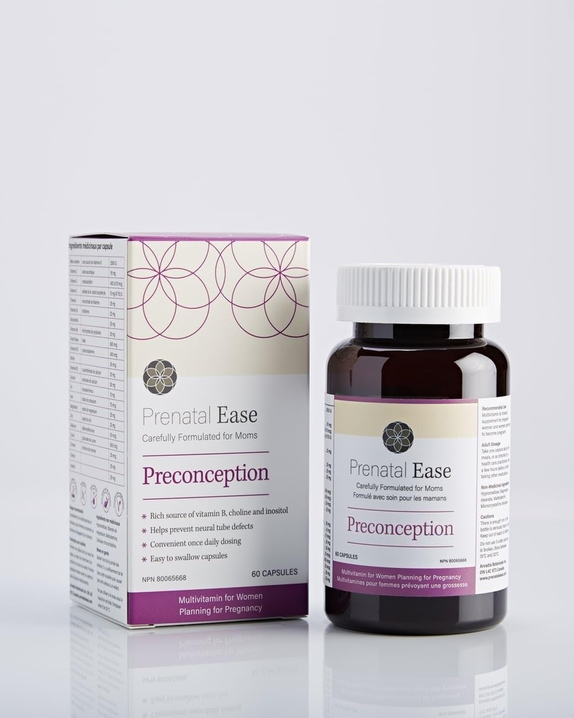Προκατάληψη, Baby Planning Multivitamin, Μια φορά την ημέρα Δόση, Περιέχει Methylfolate, 60-Day Supply