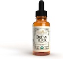 Dream Elixir - Organic Dream Enhancer - 30 Servings - 2 Fl Oz Liquid Dietary Supplement - by Khroma Herbal Products - Lucid Dreaming