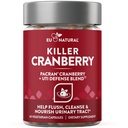 10-In-1 Killer Cranberry Pills for Women - UTI Defense Blend with Pacran Cranberry - 10 Ingredient Urinary Tract Supplement - Turmeric, Milk Thistle, Dandelion, Ginger & More - 60 Fast-Acting Capsules