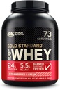 Optimum Nutrition Gold Πρότυπο 100% Whey Protein Powder, Φράουλες & Κρέμα, 5 Λίρες (Packaging May Vary)