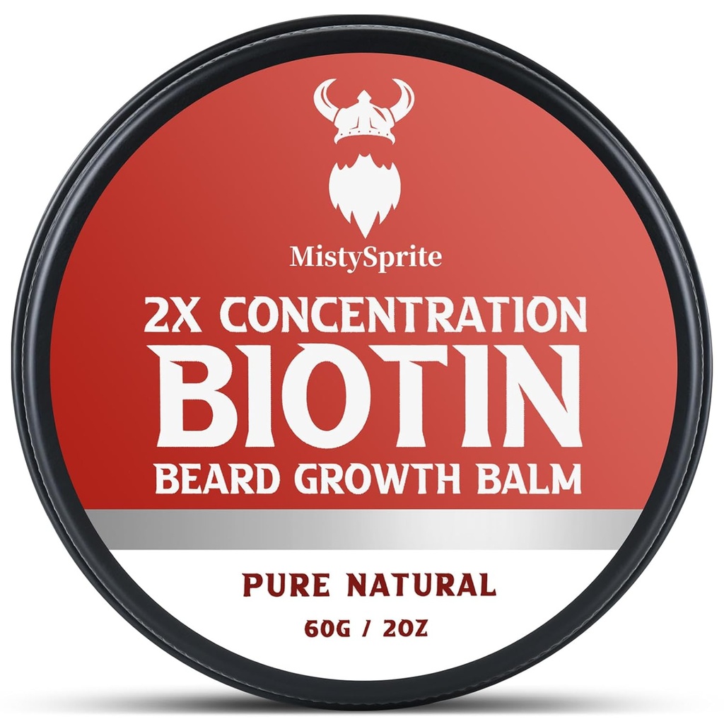Beard Balm για τους άνδρες & conditioning Beard Wax - Φτιαγμένο με Castor Oil φυσικά και οργανικά συστατικά - Hydrates & Thickens ανάπτυξη προσώπου μαλλιά - 2 ουγγιά Tin (Vanilla)