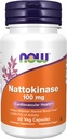 NOW Συμπληρώματα, Nattokinase 100 mg (από μη ΓΤΟ σόγια) με 2.000 FUs Δραστηριότητας, 60 Veg Κάψουλες