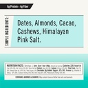 Thunderbird Bars Energy Snack, Gluten-free with Protein, Healthy Real Food, Vegan Paleo Non-GMO, No Added Sugar, Chocolate Almond Butter Sea Salt Flavor (6 Count, 1.7 oz. Bars)