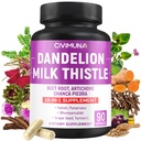 Dandelion Root Κάψουλες με ρίζα Dandelion, γαϊδουράγκαθο γάλακτος, σκόνη τεύτλων και περισσότερα - 90 κάψουλες για 3 μήνες προσφοράς