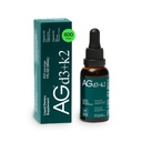 AG1 Βιταμίνη D3 K2 σταγόνες, 1000IU βιταμίνης D3 και 100mcg K2 ανά υπηρεσία, υποστηρίζει την πυκνότητα των οστών και την απορρόφηση ασβεστίου (αθλητικά πράσινα)