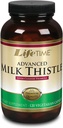 LIFETIME Milk Thistle Blend Liver Cleanse Formula | with Dandelion Root and Turmeric (120 CT)