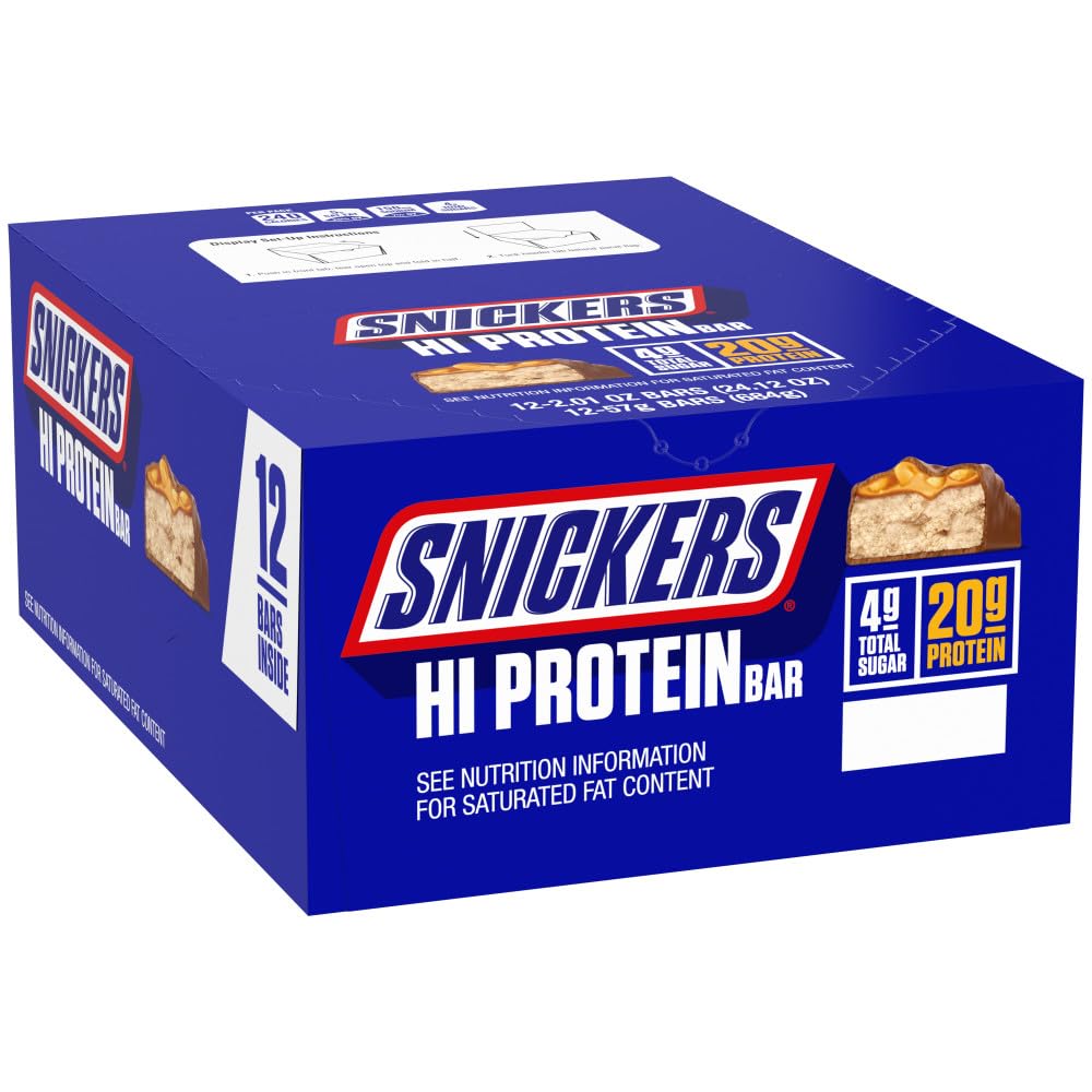 Pinace & Caramel Hi Protein Bar 24. 12 oz, 12 ct Box
