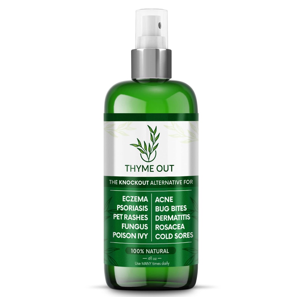 Όλα φυσικά θεραπεία εκζέματος-ψωρίαση θεραπεία - μια all-in-one λύση για την ακμή, δερματίτιδα, Rosacea, κρύο πληγές, τσιμπήματα, δηλητηριώδης κισσός - Anti-Itch Spray για Ichy ανακούφιση του δέρματος 4oz