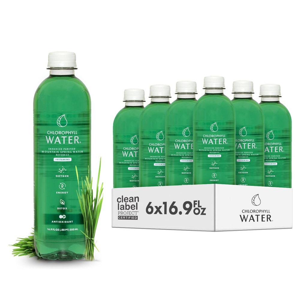 Χλωροφύλλη Νερό – Υγρή Χλωροφύλλη 6-Pack (16.9oz) 
