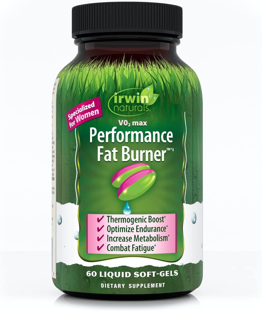 Irwin Naturals V02 Max Fat Burner απόδοσης 60 υγρά Softgels