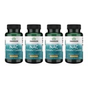 Swanson NAC - N- Acetyl Cysteine - Συμπλήρωμα 600 mg 100 Καψάκια (4 Συσκευασία)