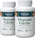 Odorless Organic Σκόρδο – 1000mg – Ανοσοποιητική, Κυκλοφορητική & Καρδιολογική Υποστήριξη για την Υγεία – Μη ΓΤΟ & Χωρίς Γλουτένη – 60 Κάψουλες Vegan