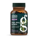 Gaia Herbs Hair, Skin & Nails - Συμπλήρωμα για την υποστήριξη της υγείας του δέρματος, των μαλλιών και των νυχιών * - Ασταξανθίνη, Horsetail, Gotu Kola & Burdock - 60 Vegan Liquid Phyto-Capsules (30 Services)