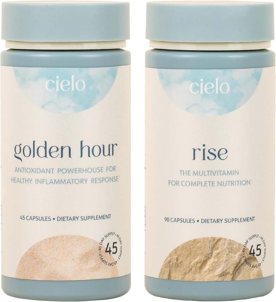 Cielo Golden Hour Αντιοξειδωτικό & Αύξηση Multivitamin Set - 45 Ημέρα προσφοράς