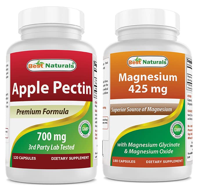 Best Naturals Apple Pectin 700 mg & Magnesium Glycinate 425 mg