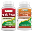Best Naturals Apple Pectin 700 mg & Γλυκινικό μαγνήσιο 425 mg
