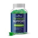 Θυρεοειδής υποστήριξη Gummies για γυναίκες & άνδρες – Μη-GMO, Vegan, Gluten-free, με ιώδιο, Kelp, Ashwagandha, ψευδάργυρος, σελήνιο και πολλά άλλα – Φυσικό συμπλήρωμα θυρεοειδούς γεύσης μήλου για υποθρυοειδισμό