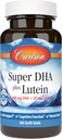 Carlson - Super DHA Plus Λουτεΐνη, 1000 mg DHA + 20 mg Λουτεΐνη, 60 Softgels