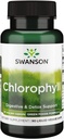 Swanson Chlorophyll - Green Foods Formula Supporting The Body's Natural Cleansing & Deodorizing Process - Promotes Gut Health Support - (90 Liquid Veggie Capsules, 50mg Each)