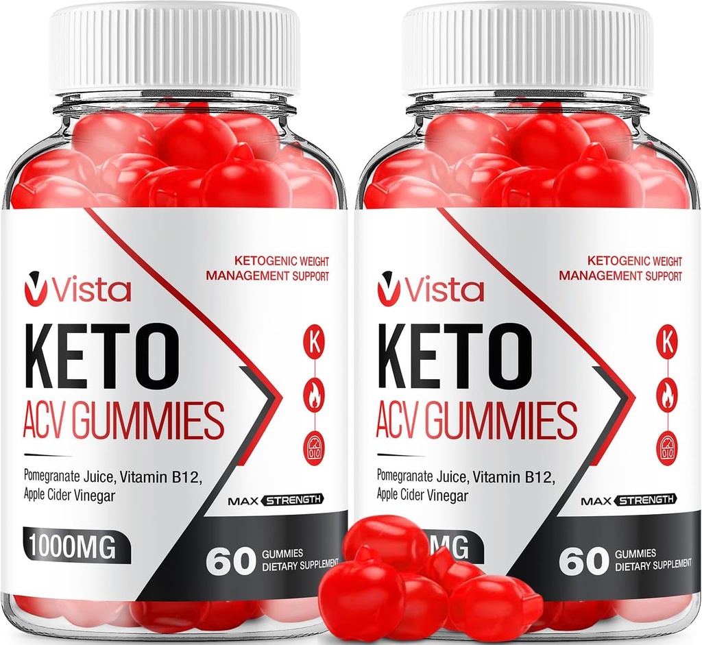 (2 Pack) Vista Keto ACV Gummies - Advanced Formula Vista Keto Plus ACV Gummies Apple Cider Vinegar Vista ACV Συμπλήρωμα διατροφής Άνδρες (120 Gummies)