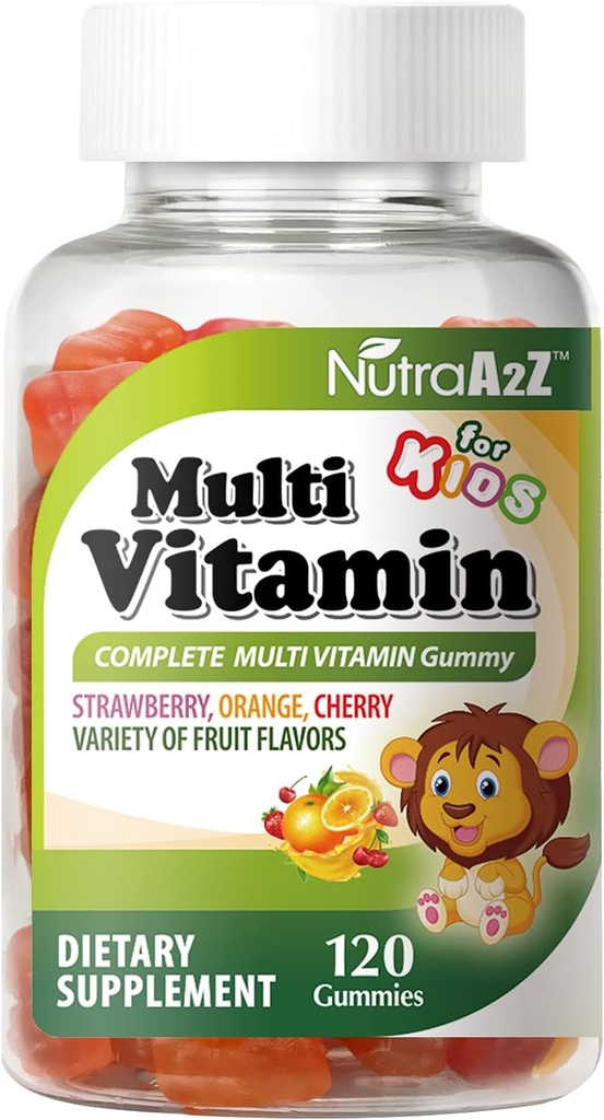 Multi Vitamin for Kids - 120 Count Dietary Supplement 