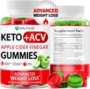 Keto ACV Gummies Advanced Weight Loss - ACV Keto Gummies for Weight Loss Gummy Supplement for Women and Men - Detox - Μηλίτη Ξίδι μήλου - Apple Flavor