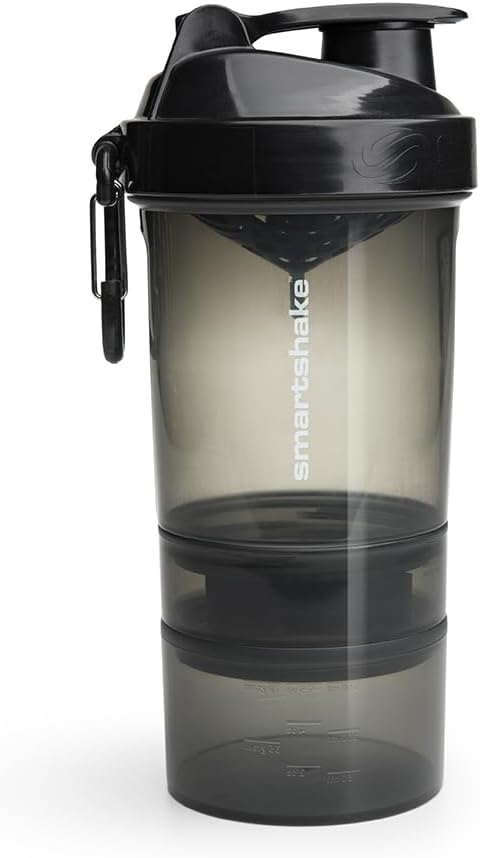 Smartshake Original 2GO, 20 oz Shaker Cup, Μαύρος καπνός (Packaging May Vary)