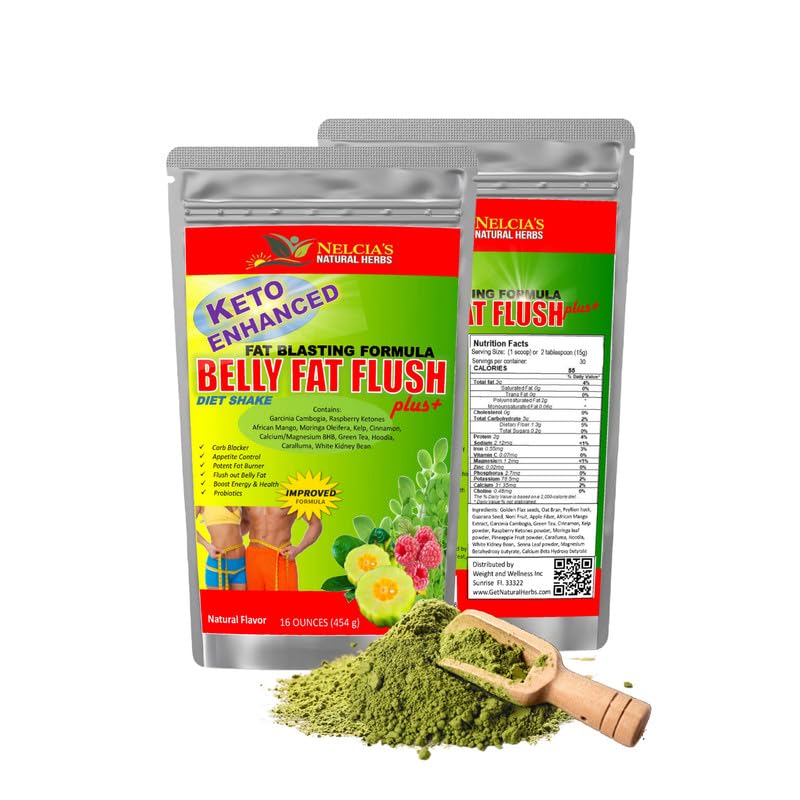 NELCIA'S NATURAL HERBS Belly Fat Burner for Men & Women 