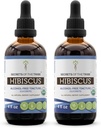 Μυστικά της Φυλής Hibiscus Βάμμα Χωρίς Αλκοόλ, USDA Organic Hibiscus Sabdariffa Αποξηραμένο Συμπλήρωμα Βαφής Λουλούδι (2x4 FL OZ)
