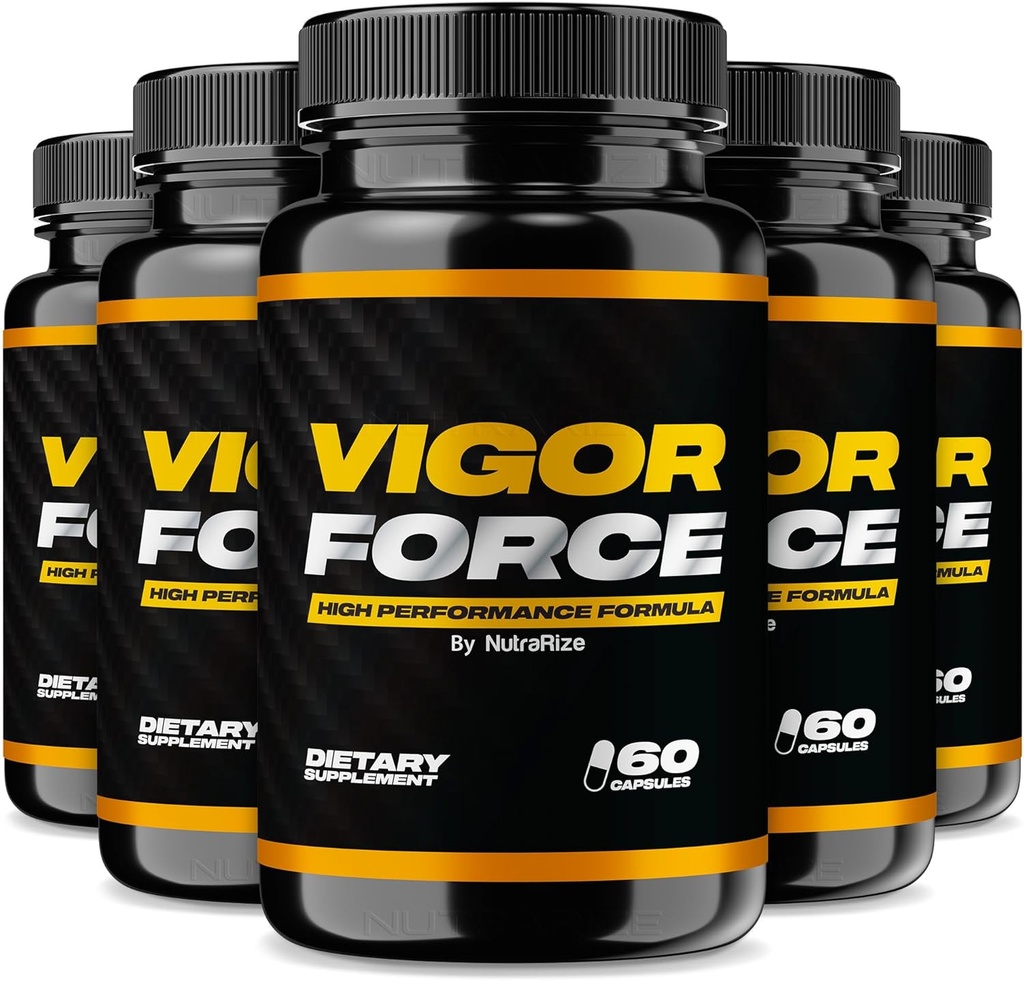 (5 Πακέτο) Δύναμη Σύγκλισης για τους άνδρες, Vigor Force Υψηλής Απόδοσης Φόρμουλα, Επίσημη Δύναμη Σύγκλισης Αρσενικά Χάπια 8.50, Premium Συστατικά για τη μέγιστη αποτελεσματικότητα, Vigor Forced Forced δύναμη (300 κάψουλες)