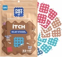 NATPAT Magic Patch Itch Relief Stickers - Έντομα Bite Patch για κουνούπια, τικς, μιντζ, αμμόμυγες και Bed Bugs - Buzzpatch - 32 Count