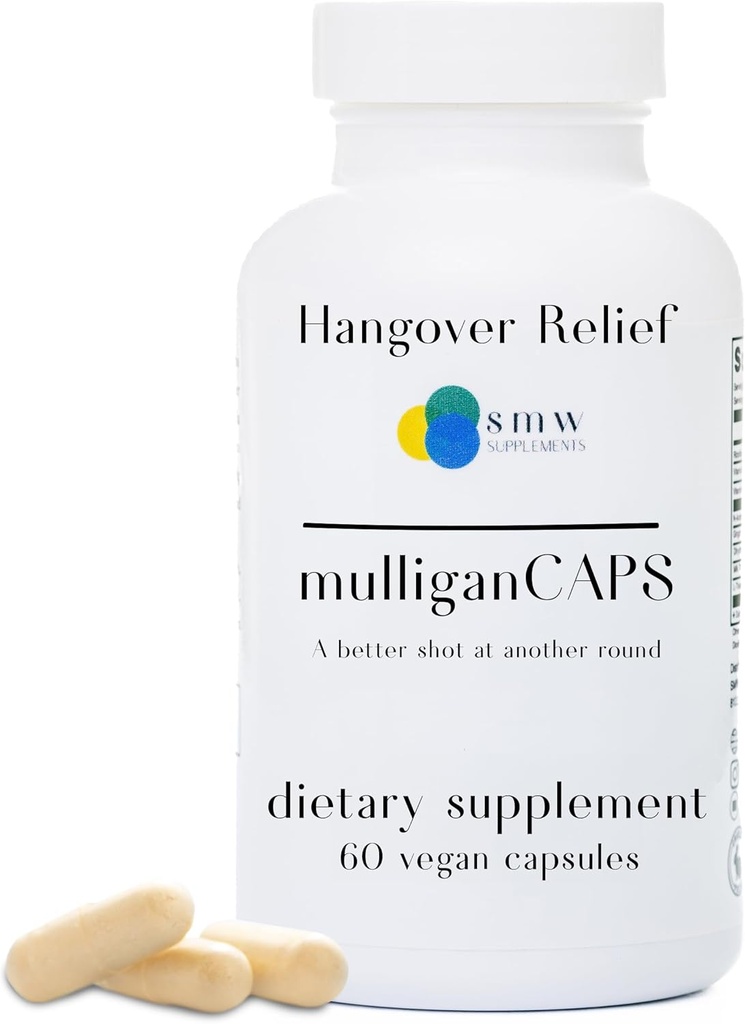 Pre-Celebration Blend: Prep, Party, Wake Up Refreshed and Energized, Boost Recovery After Drinking by Enhancing Liver Function with Antioxidants, B Vitamins, Riboflavin - 60 ct.