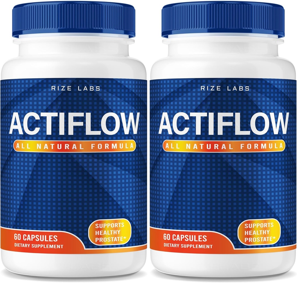 rize labs (2 Pack) Κάψουλες Actiflow, Actiflow Advancedl συμπλήρωμα για τη βελτίωση της ευεξίας, Actiflow Μέγιστη δύναμη Formula, Actiflow Prostate Heath Κριτικές (120 κάψουλες)