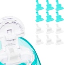 FireAnt Salt Pads Silicone ξαναγεμίζει Συμβατό με Navage Nasal Care, Reuseable Αξεσουάρ αντικατάστασης με ορό, Easy Operation (12 Pack - Λευκό 6 + Μπλε 6)