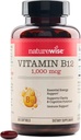 NatureWise Vitamin B12 1000 mcg - Συμπλήρωμα διατροφής για την υποστήριξη του μεταβολισμού της ενέργειας, της διανοητικής καθαρότητας, της υγείας του νευρικού συστήματος - Easy-to-Swallow, Soy & Gluten-free, Non-GMO - 360 Count[1-year Supply]