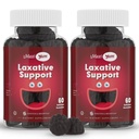 Maxi Health Natural Laxative Gummies for Adults and Kids – Μη ΓΤΟ και Vegan Senna Soul Αποσκληρυντής Gummies – Berry Flavor Chewable Laxatives for Constipation Support (60 Count, Pack of 2)