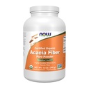 NOW Συμπληρώματα τροφίμων, Acacia Pure Powder, Certified Organic, Highly Soluble, Mixes Εύκολα, Εντερική Υγεία*, 12 Ounce