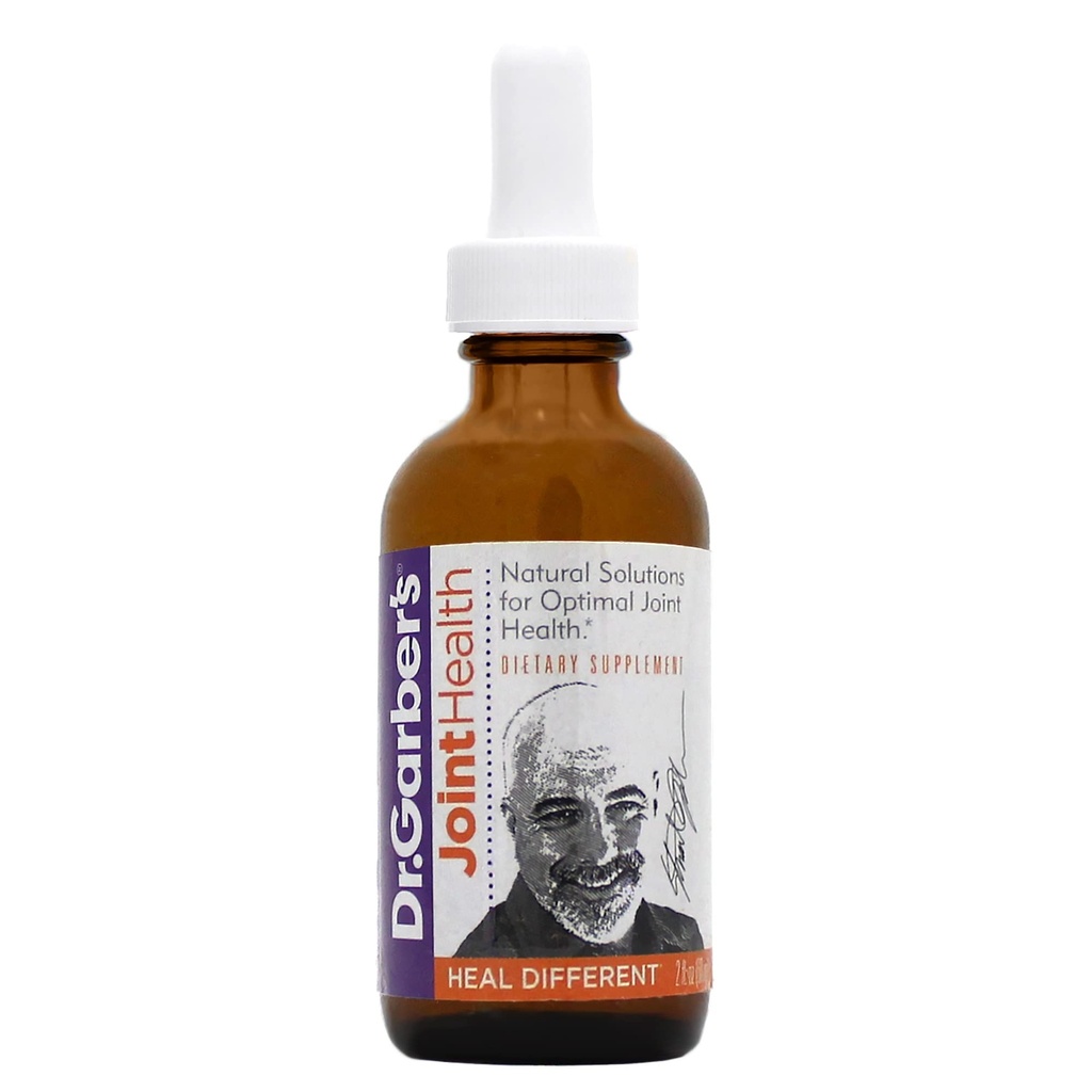 Dr. Garber's Natural Solutions Joint Health Oral Drops - Gemmotherapy Liquid Supplement for Healthy Joint Υποστήριξη & Λειτουργία, Κοινή Επισκευή και Βελτιωμένη Κινητικότητα & Ευελιξία - 60ml