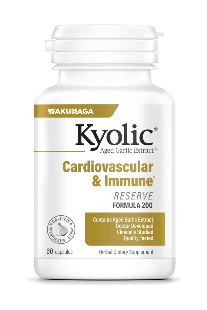 Kyolic Aged Garlic Extract Formula 200, Καρδιαγγειακό