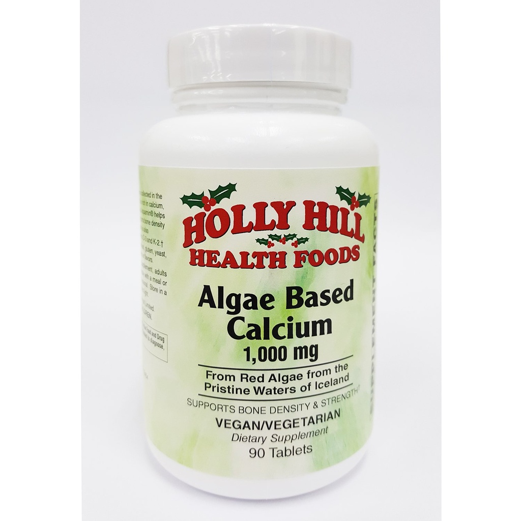 Holly Hill Health Foods Ασβέστιο με βάση τα φύκη 1, 000 mg, 90 δισκία
