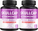 Κάψουλες Skullcap με Skullcap, Chamomile, Lemon Balm και More - 120 κάψουλες για 4 μήνες προσφοράς (πακέτο του 2)