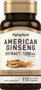 Κάψουλες Piping Rock American Ginseng 1200 mg 