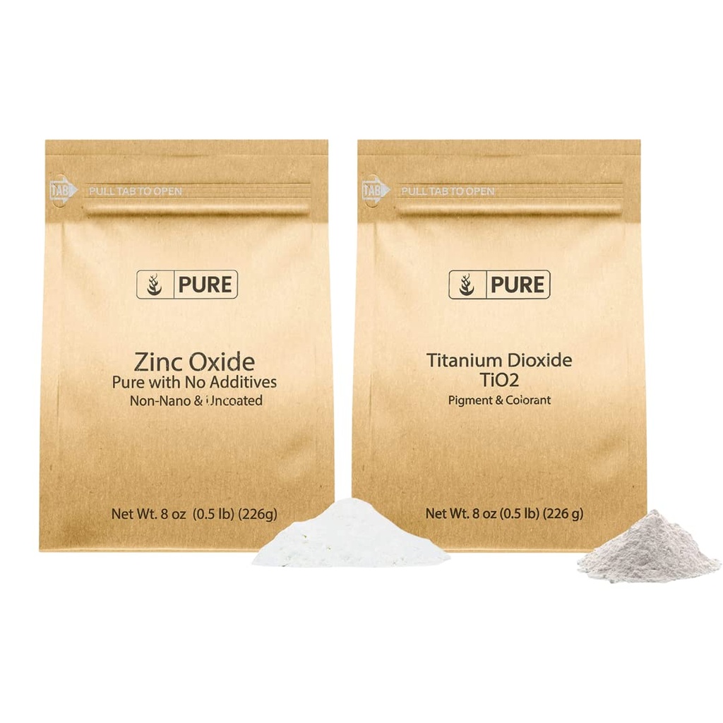 Αμιγώς πρωτότυπα συστατικά αντηλιακό Bundle, (8 oz) Οξείδιο ψευδαργύρου, Διοξείδιο τιτανίου, ασφαλές δέρμα, προστασία από τον ήλιο