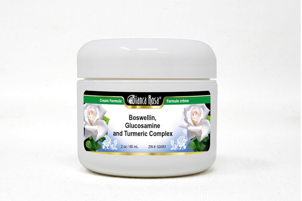Bianca Rosa Boswellin, Glucosamine και Turmeric Complex Cream (2 oz, ZIN: 524551) - 3 Συσκευασία