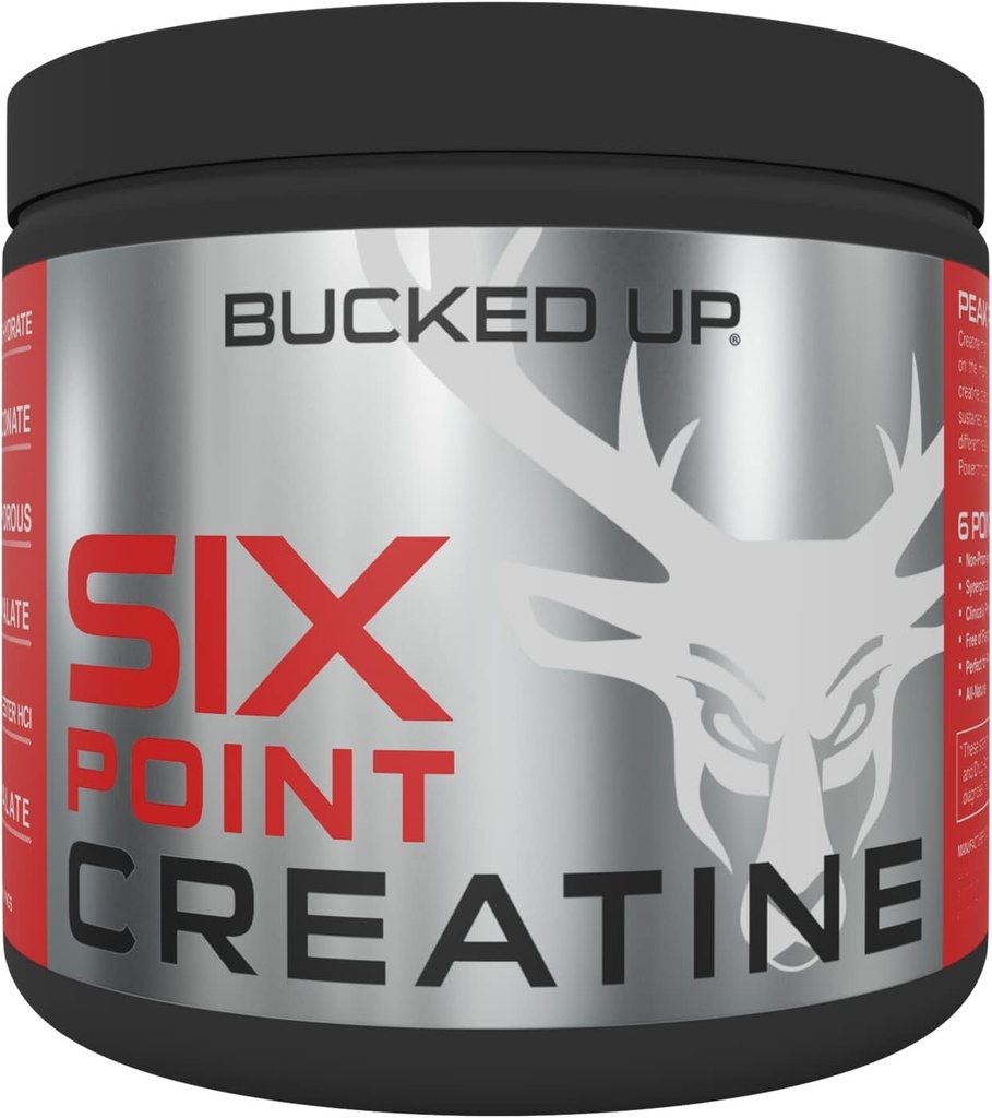 Bucked Up Six Point CreatineTM Έξι τύποι Creatine - για άνδρες και γυναίκες